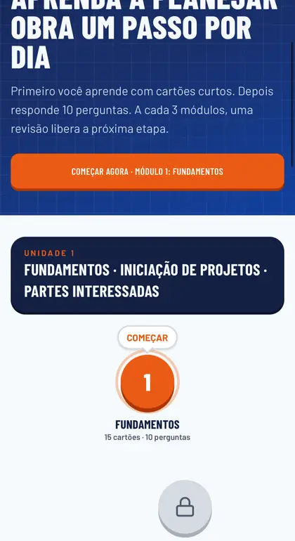 Tela inicial do DuoPlan